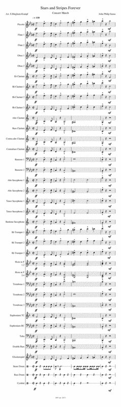 Stars and Stripes Forever (arr. Eric Bingham-Kumpf)