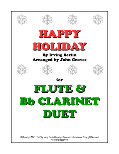 Happy Holiday (arr. John Groves)
