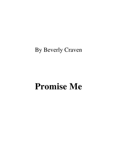 Promise Me (arr. Ronn M)