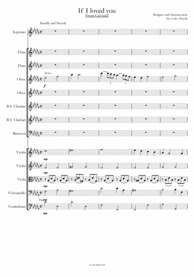 If I Loved You (arr. Luke Haydn)