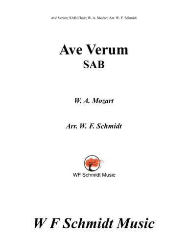 Ave Verum (arr. W. F. Schmidt)