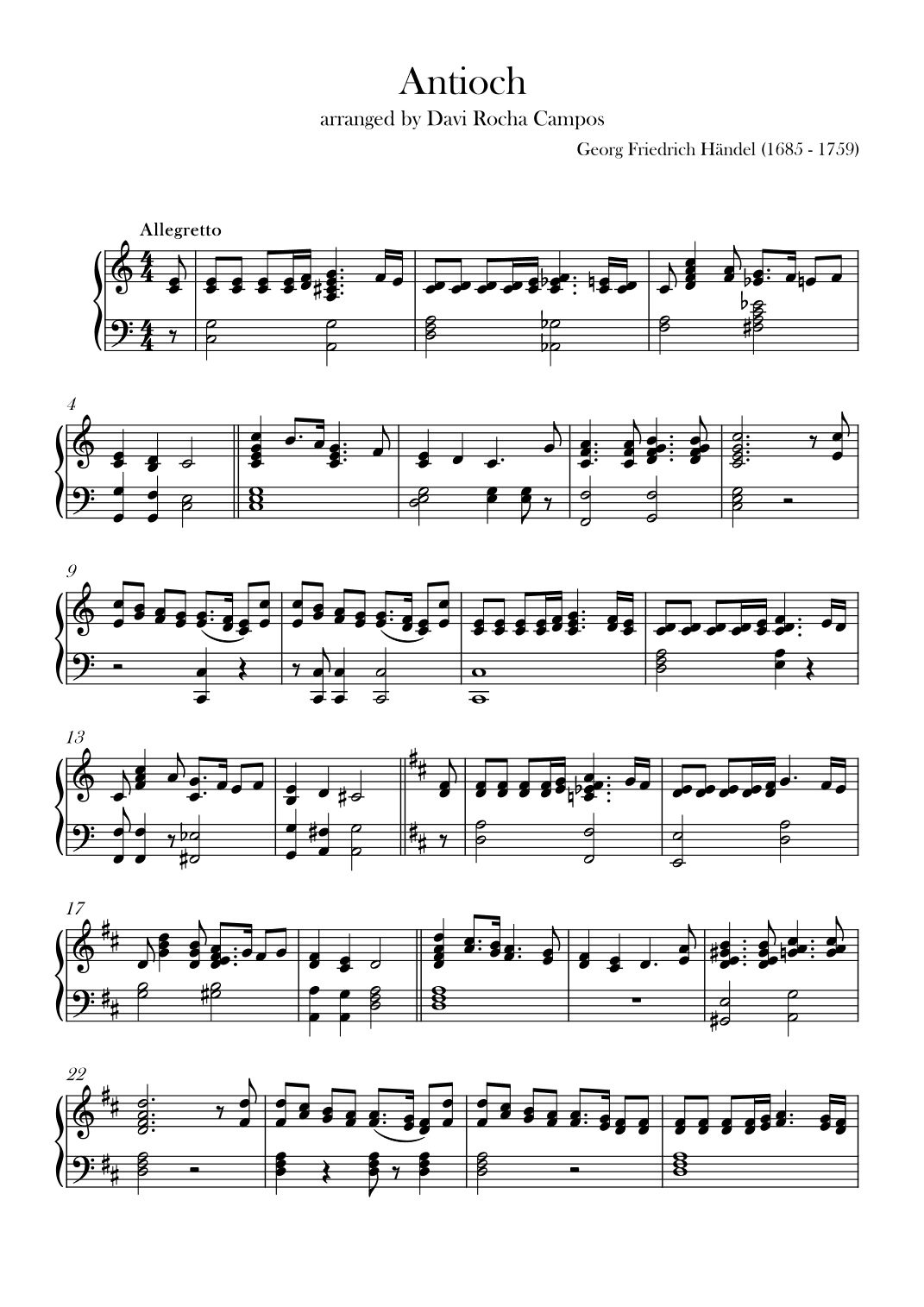 Antioch (arr. Davi Rocha Campos)