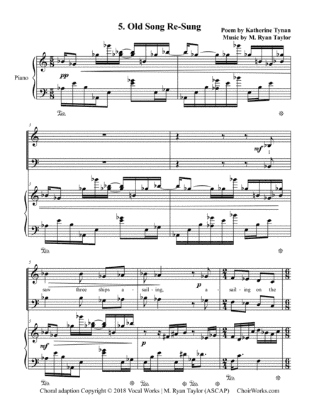 5. Old Song Re-Sung (All Heaven and it was One Hour Old) : SATB Choir & Piano