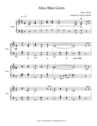 Alice Blue Gown (arr. Sandy McIntire)