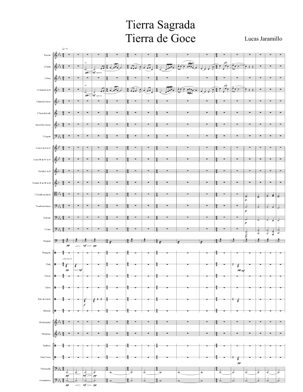 Sacred Land Land of Joy - Score Only
