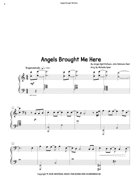 Angels Brought Me Here (arr. Michelle Ayler)