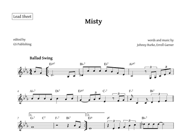 Misty (arr. GS Publishing)