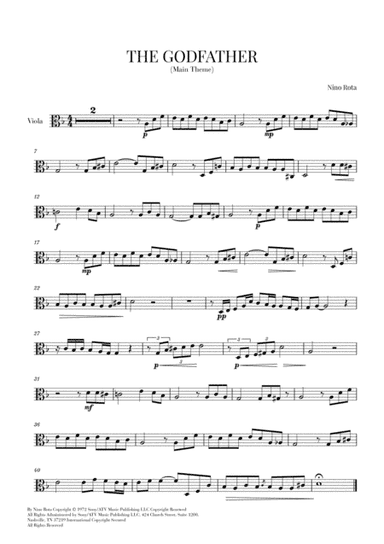 The Godfather (main Theme) (arr. Cadenza Editions)