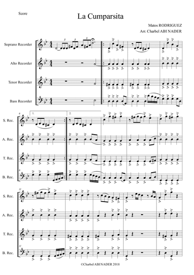 La Cumparsita (arr. Charbel ABI NADER)