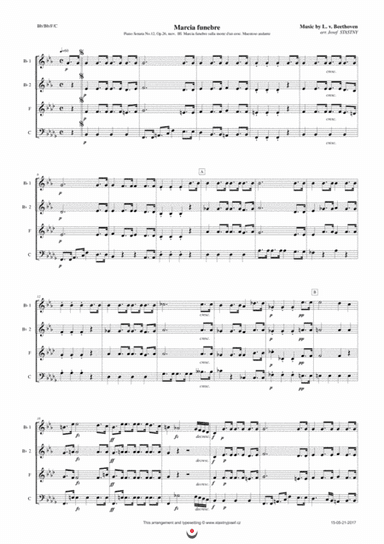 Funeral March (Beethoven) (arr. Josef STASTNY)