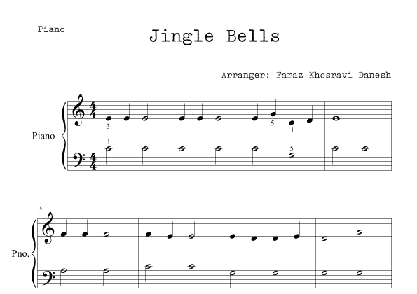 Jingle Bells (arr. Faraz Khosravi Danesh)