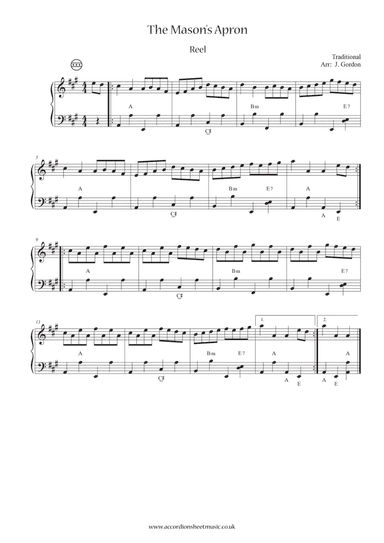 The Mason's Apron (arr. Julia Gordon)