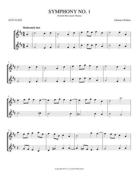 Symphony No. 1 (Fourth Movement Theme) (arr. Mark Phillips)