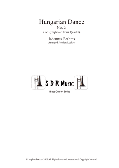 Hungarian Dance No.5 for Symphonic Brass Quartet (arr. Stephen Rockey)