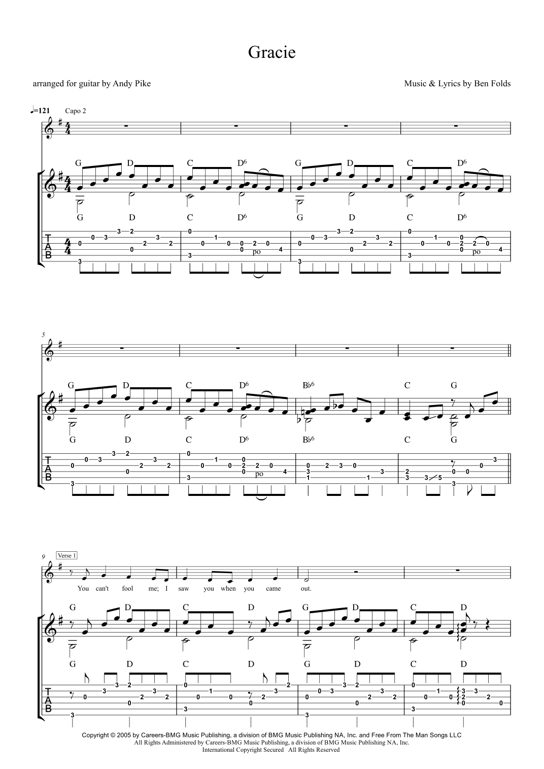 Gracie (arr. Andy Pike)