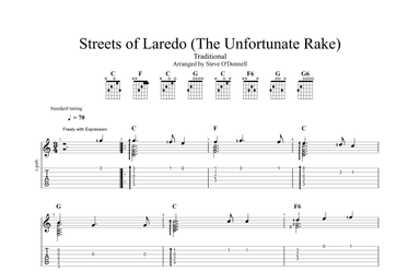 Streets of Laredo (arr. Steve O'Donnell)