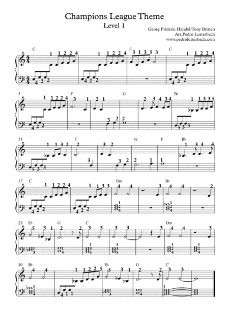 Uefa Champions League Theme (arr. Pedro Lutterbach)