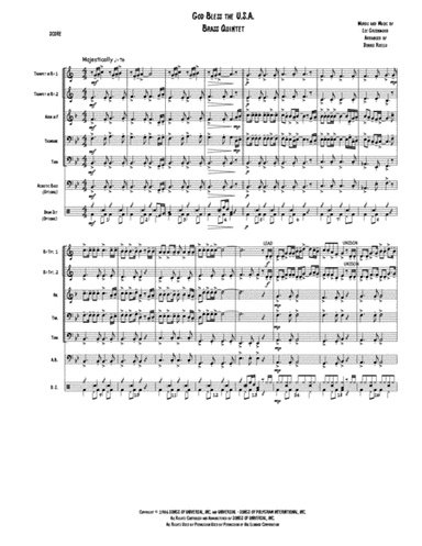 God Bless The U.S.A. (arr. Dennis Ruello)