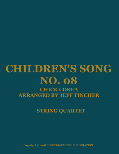 Children's Song No. 8 (arr. Jeff Tincher)