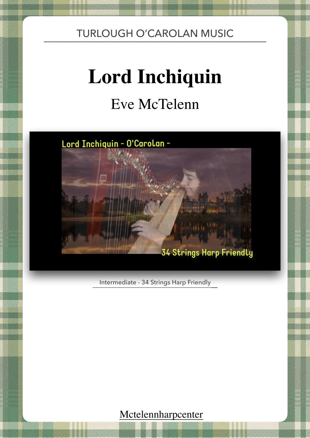 Lord Inchiquin / O'Carolan - intermediate & 34 String Harp | McTelenn Harp Center (arr. Eve McTelenn)