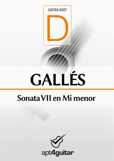 Sonata VII en Mi menor (arr. Roberto García)