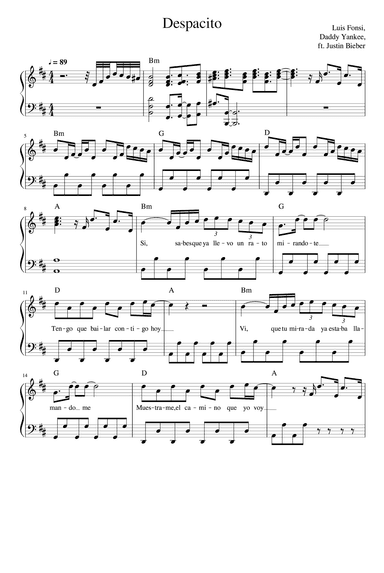 Despacito (arr. Luis Fonsi)