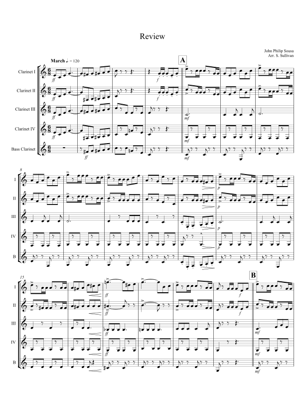 Review (arr. Sean Sullivan)