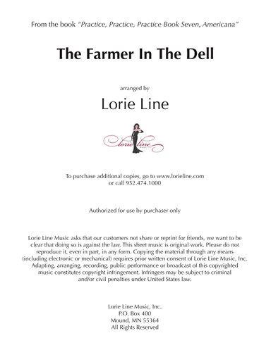 The Farmer In The Dell (arr. Lorie Line)