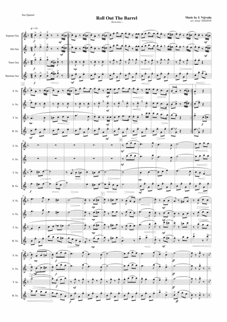 Roll Out The Barrel (arr. Josef STASTNY)