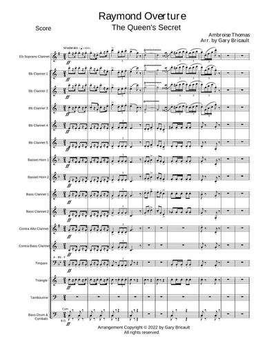 Raymond Overture (arr. Gary Bricault)