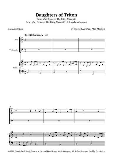 Daughters Of Triton (arr. André Nusa)