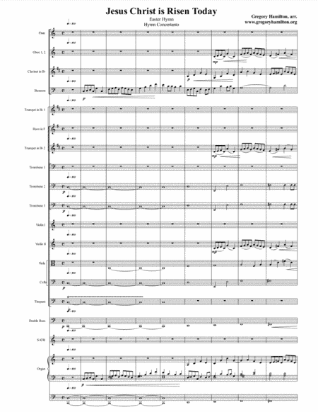 Jesus Christ is Risen Today -Hymn Concertato - Easter Hymn