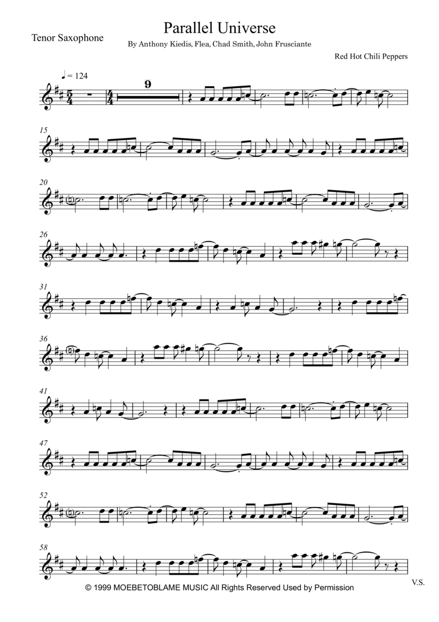 Parallel Universe (arr. André Laitano)