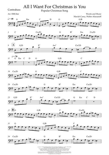 All I Want For Christmas Is You (arr. SMLStar)