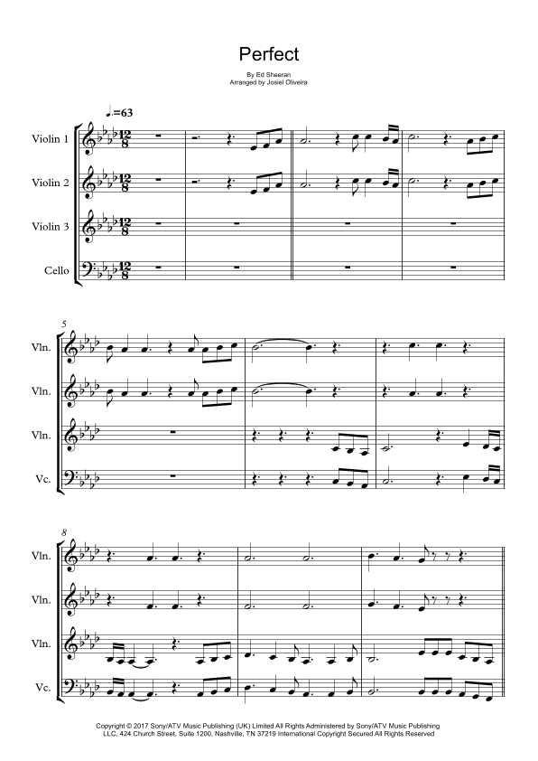 Perfect (arr. Josiel Oliveira)