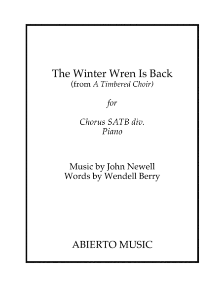 The Winter Wren Is Back