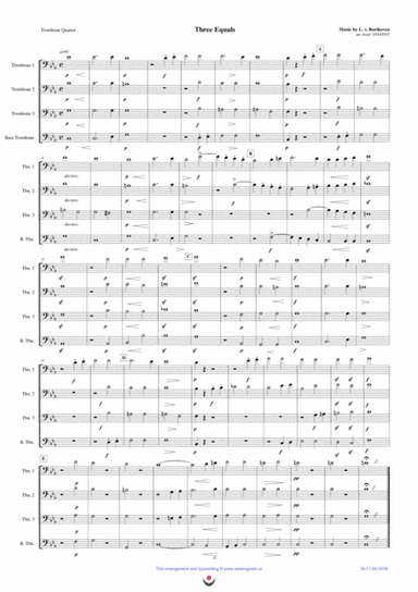 Three Equals (arr. Josef Štastný)