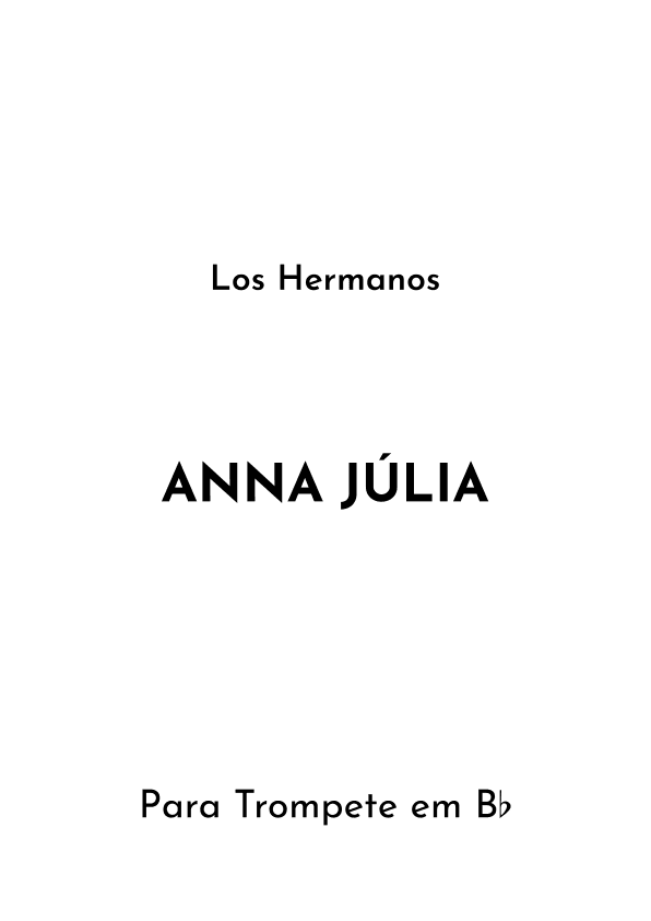 Anna Julia (arr. Jireh J.)