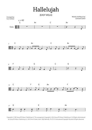 Hallelujah (arr. Iury Cardoso)