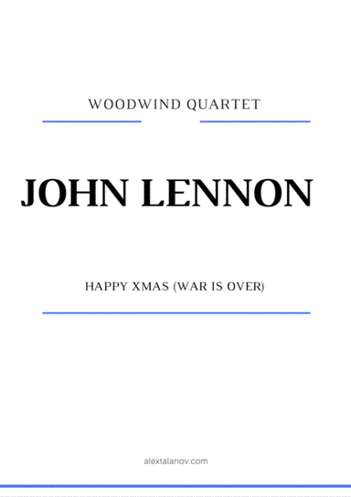 Happy Xmas (War Is Over) (arr. Alex Talanov)