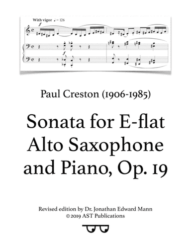 Saxophone Sonata (arr. AST Publications)