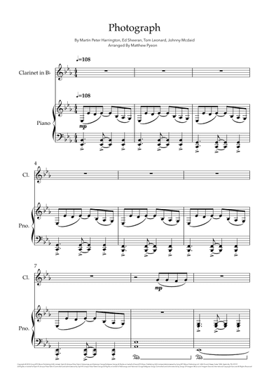 Photograph (arr. Matthew pyeon)