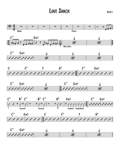 Love Shack (arr. David M Fagnant)