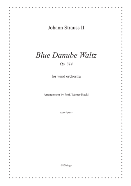 Danube Waltz (arr. Werner Hackl)