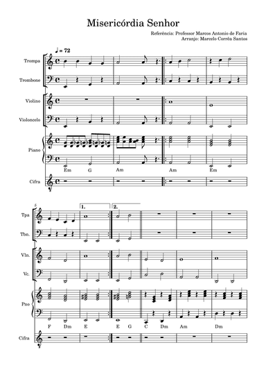 Misericordia Senhor (arr. Marcelo Correa Santos)