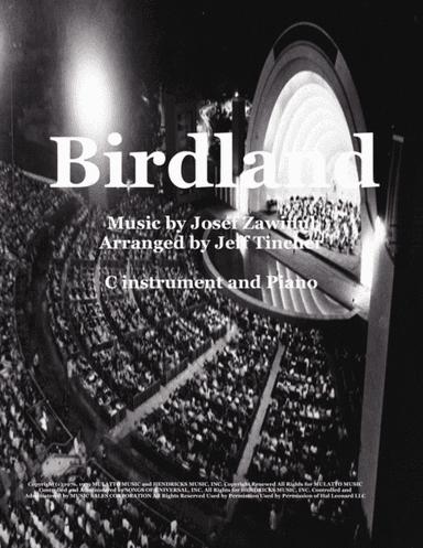 Birdland (arr. Jeff Tincher)