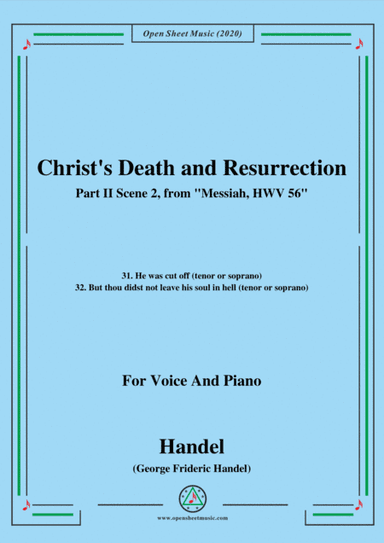 Handel-Messiah,HWV 56,Part II,Scene 2,for Voice and Piano (arr. MSM)