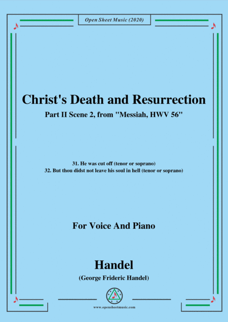 Handel-Messiah,HWV 56,Part II,Scene 2,for Voice and Piano (arr. MSM)