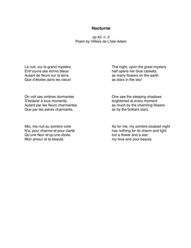 Nocturne SATB Fauré, arranged by Jennifer Tibbetts (arr. Jennifer Tibbetts)