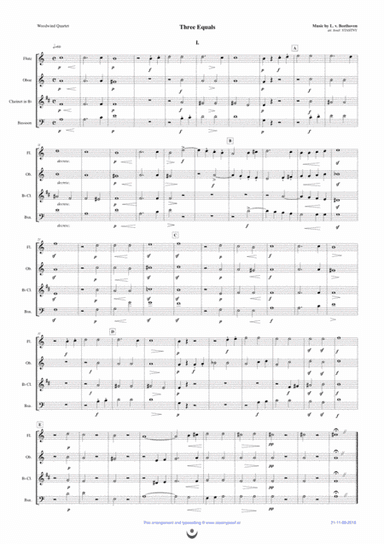 Three Equals (arr. Josef Štastný)